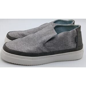 Hey Dude Women's Peyton Linen Slipon shoes. Size 10. Gray & Black.